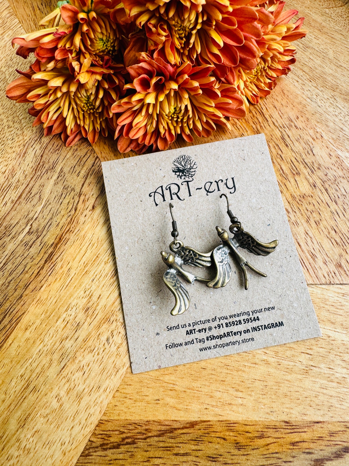 Swallow bird earrings