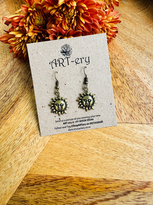 Sun earrings