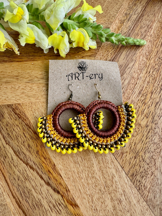 Far East collection - Yellow and brown