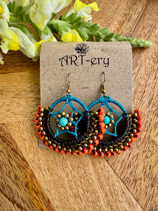 Far East collection - Orange and Blue