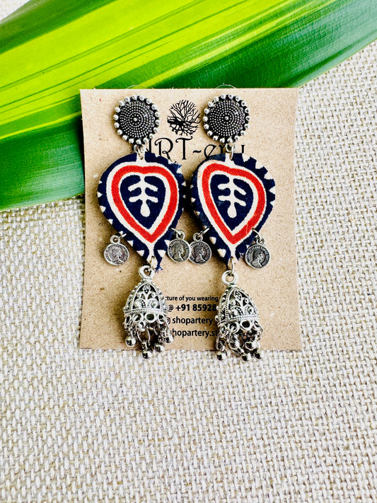 Fabric earrings from ART-ery