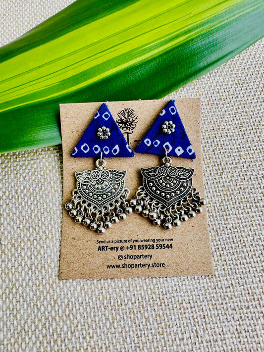 Fabric earrings lightweight earrings