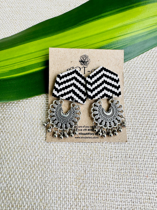 Fabric earrings lightweight earrings