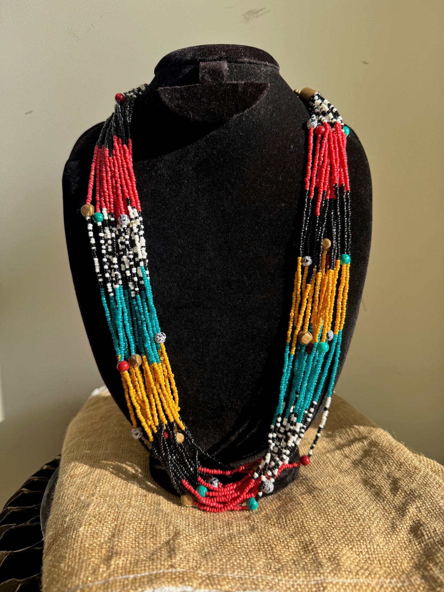 Multi color necklace