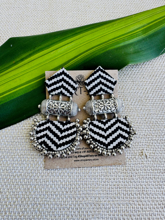 Fabric earrings lightweight earrings