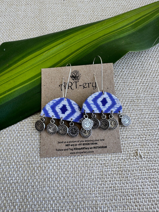 Fabric earrings lightweight earrings