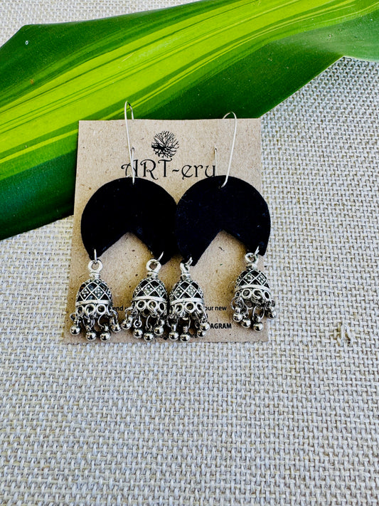 Fabric earrings lightweight earrings