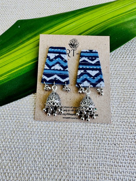 Fabric earrings lightweight earrings