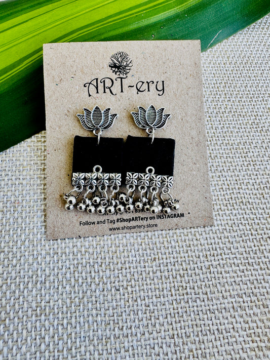 Fabric earrings lightweight earrings