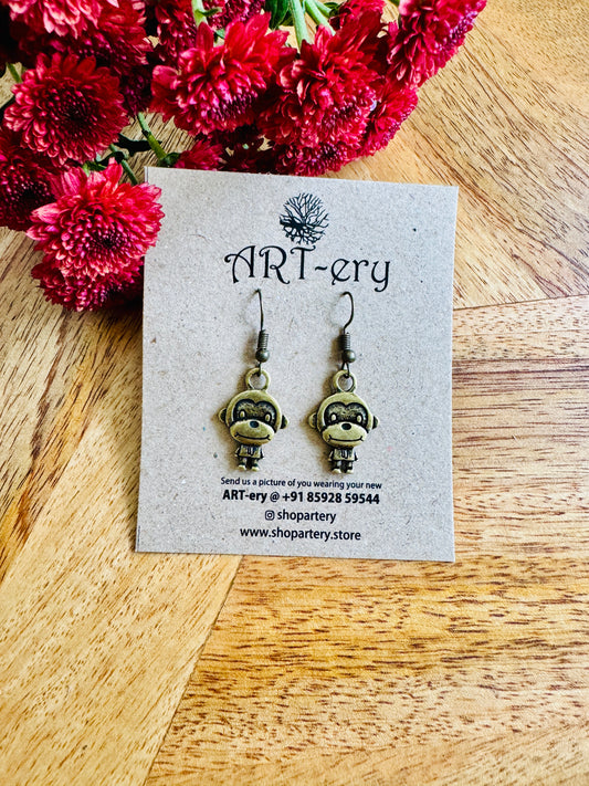 Miniature earring - Monkey
