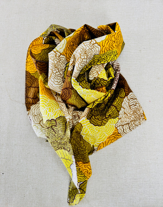 Lightweight Printed Poly-Cotton Scarf for Women