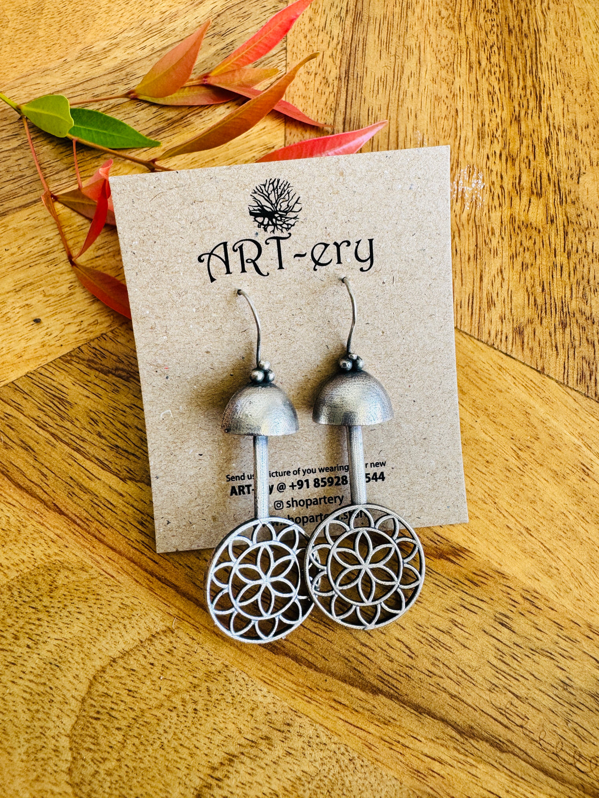 Big Abstract statement earring