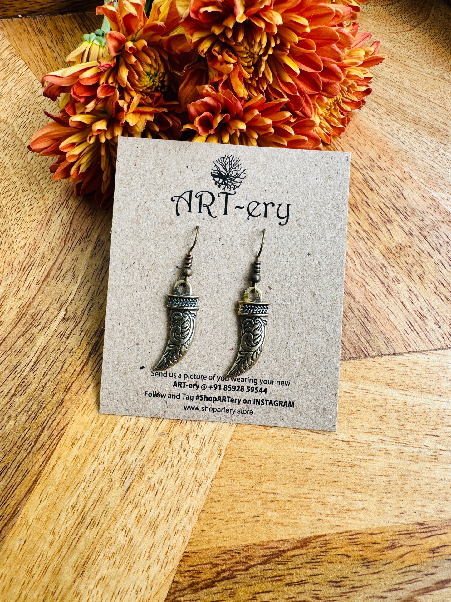 Dagger earrings