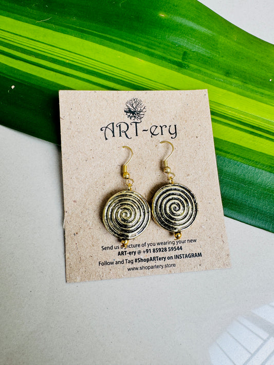 Gold and Silver Plated Hook Earrings - Onam collection