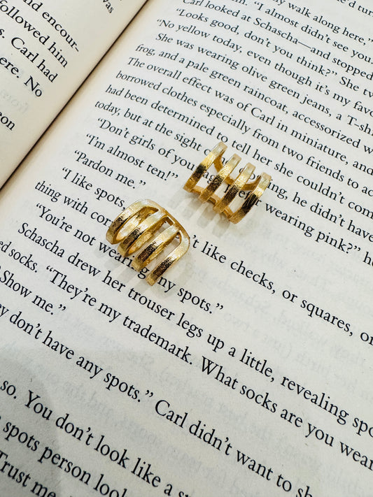 Brass ear cuff - clip on