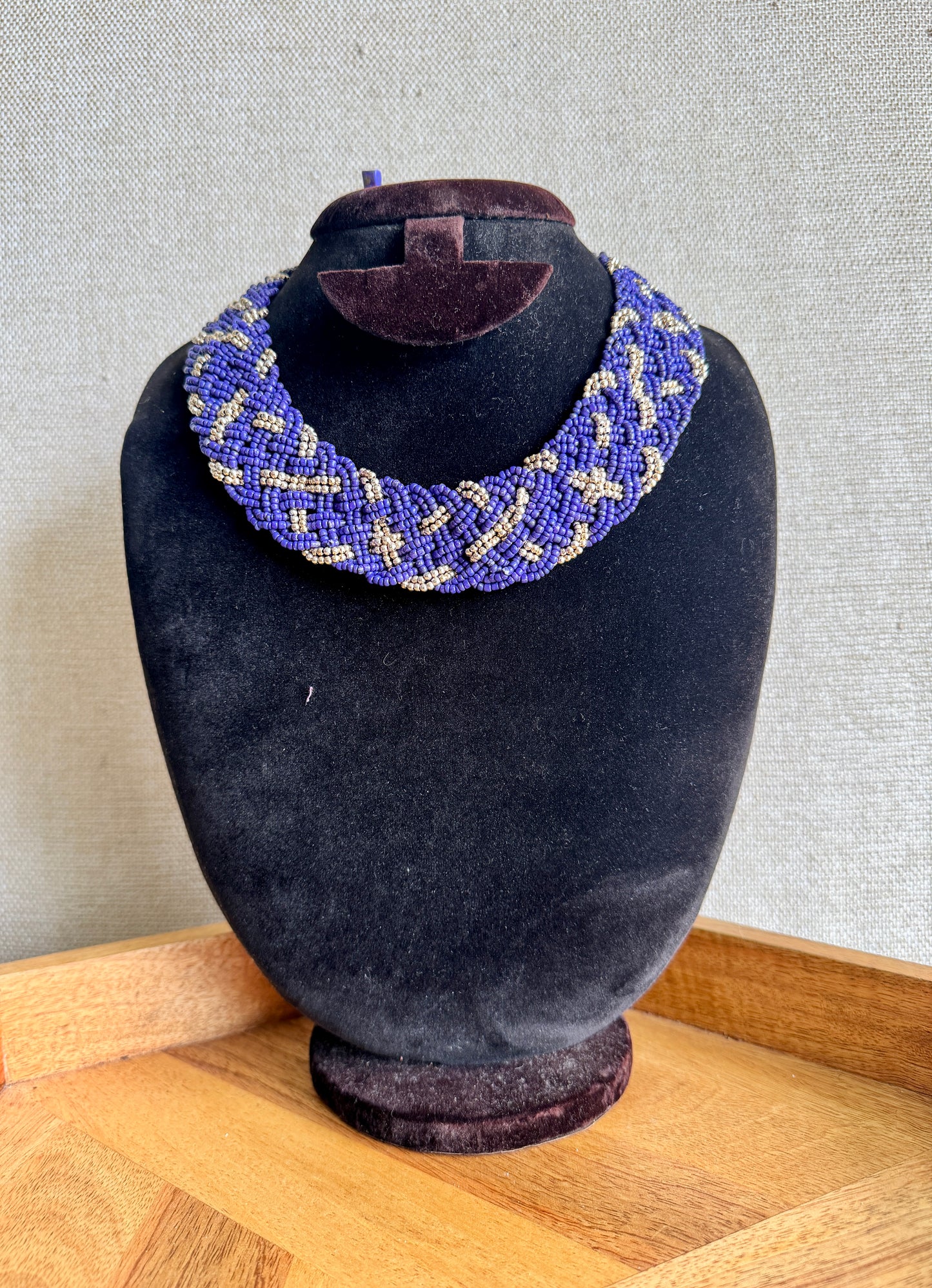 Braided  Statement Necklace -